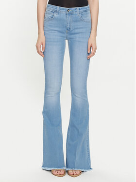 Rinascimento Rinascimento Jeans hlače CFC0117717003 Modra Flare Fit