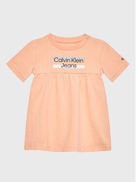 Calvin Klein Jeans Calvin Klein Jeans Hétköznapi ruha Hero Logo IN0IN00065 Narancssárga Regular Fit