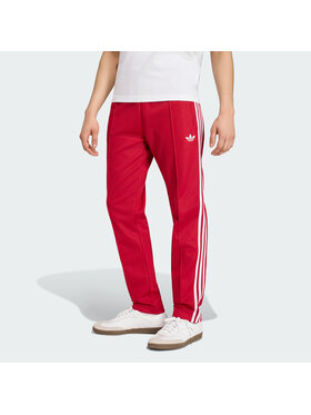 adidas adidas Spodnie materiałowe 159249 Czerwony Slim Fit