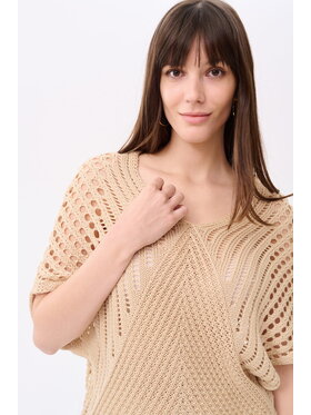 blue shadow blue shadow Sweter Lanna Beżowy Standard Fit