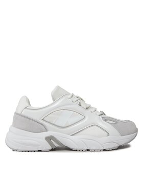 Calvin Klein Jeans Calvin Klein Jeans Sneakers Retro Tennis Low Lace Mix Nbs Lu YW0YW01312 Bianco