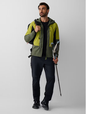 4F 4F Spodnie outdoor BETWEEN LAYERS Czarny Regular Fit