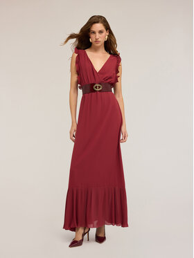 Motivi Motivi Vestito elegante 7219Q003335N036 Bordeaux A-Line Fit