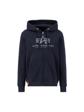 Alpha Industries Alpha Industries Bluza 178325 Granatowy Regular Fit