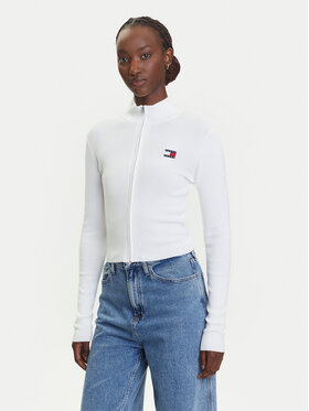 Tommy Jeans Tommy Jeans Ζακέτα DW0DW20967 Λευκό Slim Fit