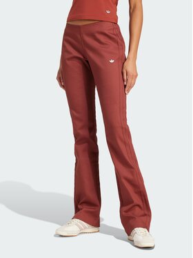 adidas adidas Spodnie dresowe Premium Essentials Czerwony ciemny Slim Fit