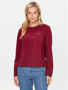 Tommy Hilfiger Tommy Hilfiger Palaidinė Mini Corp Logo WW0WW39784 Raudona Relaxed Fit