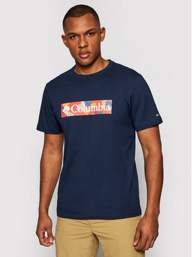Columbia Columbia T-shirt Rapid Ridge Graphic 1888813 Blu scuro Regular Fit