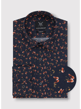 Pako Lorente Pako Lorente Koszula P23WF-1X-023 Granatowy Slim Fit