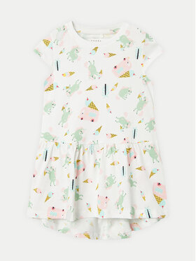 NAME IT NAME IT Ежедневна рокля Vigga 13215107 Бял Regular Fit