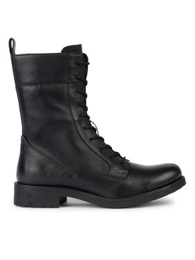 Geox Geox Šnurovacia obuv D Rawelle D366RF 000TU C9999 Čierna