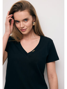 BIZUU BIZUU T-Shirt FOKIA Czarny Standard Fit