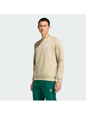 adidas adidas Longsleeve Trefoil Essentials Crew Beżowy Regular Fit
