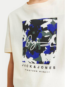 Jack&Jones Junior T-shirt Joraruba 12257133 Écru Standard Fit