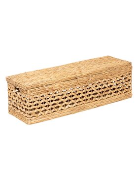 MIAhome MIAhome Organizer  Kufer, skrzynia z hiacyntu wodnego Doli 104 cm Brązowy