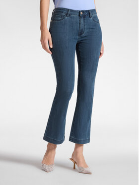 Elena Mirò Elena Mirò Jeansy P526P000408N034 Niebieski Flare Fit