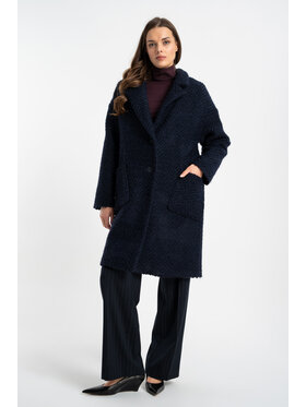 CLICK CLICK Płaszcz zimowy 70-0028 Granatowy Regular Fit