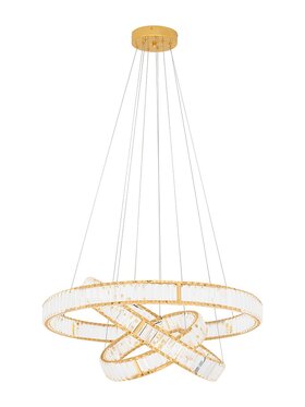 MIAhome MIAhome Lampa wisząca LIBERTY TRIPLES złota Złoty