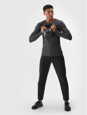 4F 4F Pantaloni da tuta 4FWAW24TFTRM684-20S Nero Regular Fit