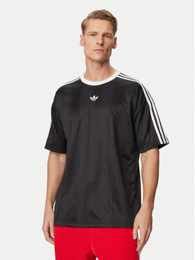 adidas adidas Тишърт adicolor Jacquard KD5830 Черен Loose Fit