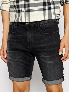 G-Star Raw G-Star Raw Jeansshorts 3301 Slim ½ D10481-A634-9887 Schwarz Slim Fit