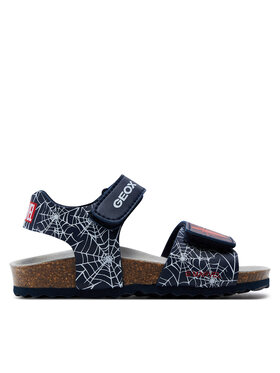 Geox Geox Sandale J Ghita Boy J458LE 0006A C0735 M Tamnoplava