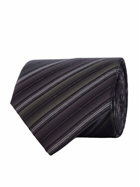 ELSNER ELSNER Kravata JEDWAB ŻAKARD A0044 Hnedá