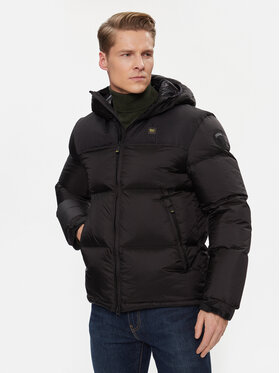 Blauer Blauer Kurtka puchowa 23WBLUC03010 Czarny Regular Fit