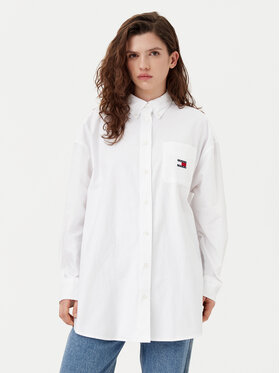 Tommy Jeans Tommy Jeans Сорочка DW0DW20289 Білий Oversize