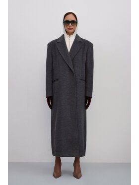 Estro Estro Παλτό ER00117897 Γκρι Loose Fit