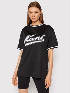 Karl Kani Karl Kani T-Shirt Varsity Mesh 6137066 Μαύρο Regular Fit