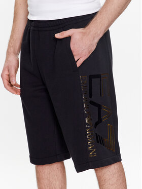 EA7 Emporio Armani EA7 Emporio Armani Pantaloncini sportivi 3RPS57 PJLSZ 0208 Nero Regular Fit