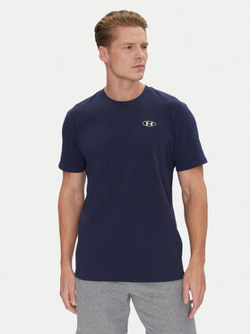 Under Armour Under Armour Tričko Ua Hw Lc Patch Ss 1382902 Tmavomodrá Loose Fit