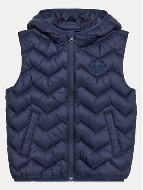 United Colors Of Benetton United Colors Of Benetton Vestă 2TWDGJ00G Bleumarin Regular Fit