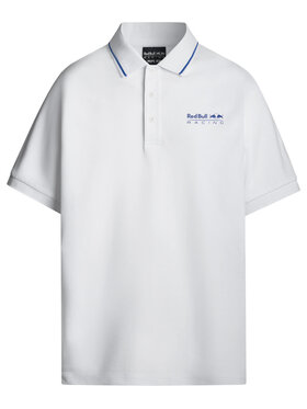 Pepe Jeans Pepe Jeans Polo Red Bull Racing Printed Logo Pique 2025 Biały Regular Fit