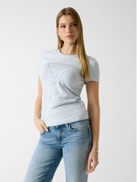 Guess Guess T-Shirt 181492 Modrá Classic Fit