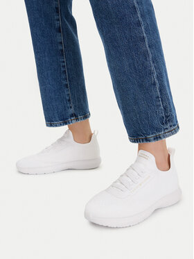 Tommy Hilfiger Tommy Hilfiger Сникърси Knit Extralight Runner FW0FW09112 Бял