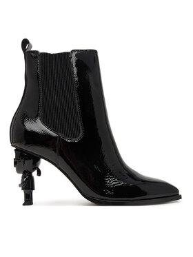 KARL LAGERFELD KARL LAGERFELD Členková obuv Nft Heel KL39146 Čierna