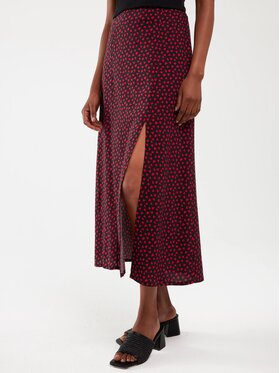 BIG STAR BIG STAR Spódnica midi DELUNI_906_120 Czarny Classic Fit