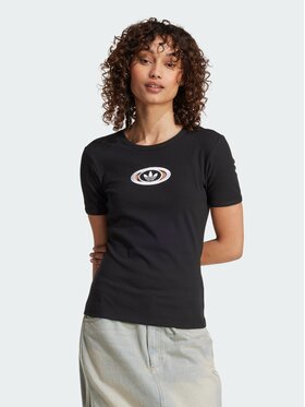 adidas adidas T-Shirt 142305 Czarny Slim Fit