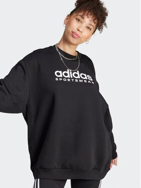 adidas adidas Mikina ALL SZN Fleece Graphic HZ5740 Čierna Loose Fit