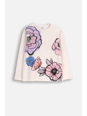 Coccodrillo Coccodrillo T-Shirt ZC5143105FGJ-003 Écru Regular Fit