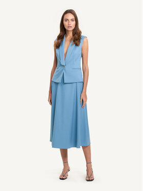 KMX KMX Spódnica midi 115980015 Niebieski Flare Fit
