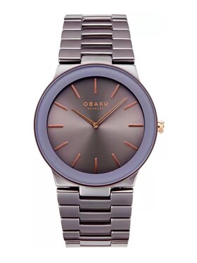 Obaku Obaku Zegarek V281GXJJCJ Szary