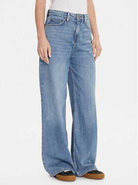 Lee Lee Jeansy Stella 112346641 Niebieski Wide Leg
