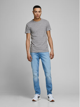 Jack&Jones T-shirt Basic 12058529 Siva Stretch Fit