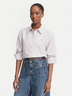 Tommy Hilfiger Tommy Hilfiger Camicia WW0WW46111 Rosa scuro Relaxed Fit