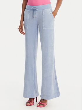 Juicy Couture Juicy Couture Spodnji del trenirke Layla JCSEBJ001 Svetlo modra Flared Leg