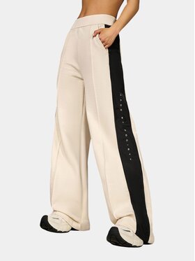 MADE BY SOCIETY MADE BY SOCIETY Spodnie materiałowe Pantaloni STATIC AXIS - P27130 Beżowy Basic Fit