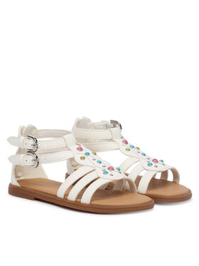 Geox Geox Basutės Jr Sandal Karly J6535D 000BC C0653 S Balta